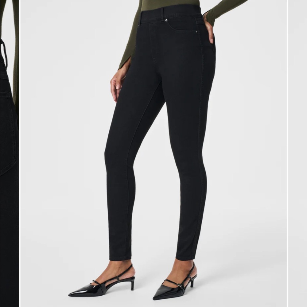 New with tags spanx skinny jeans, black, size medium